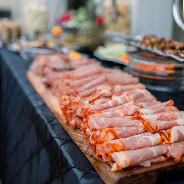 Closeup of the sliced meats for this special event at Tuscan Ridge.
