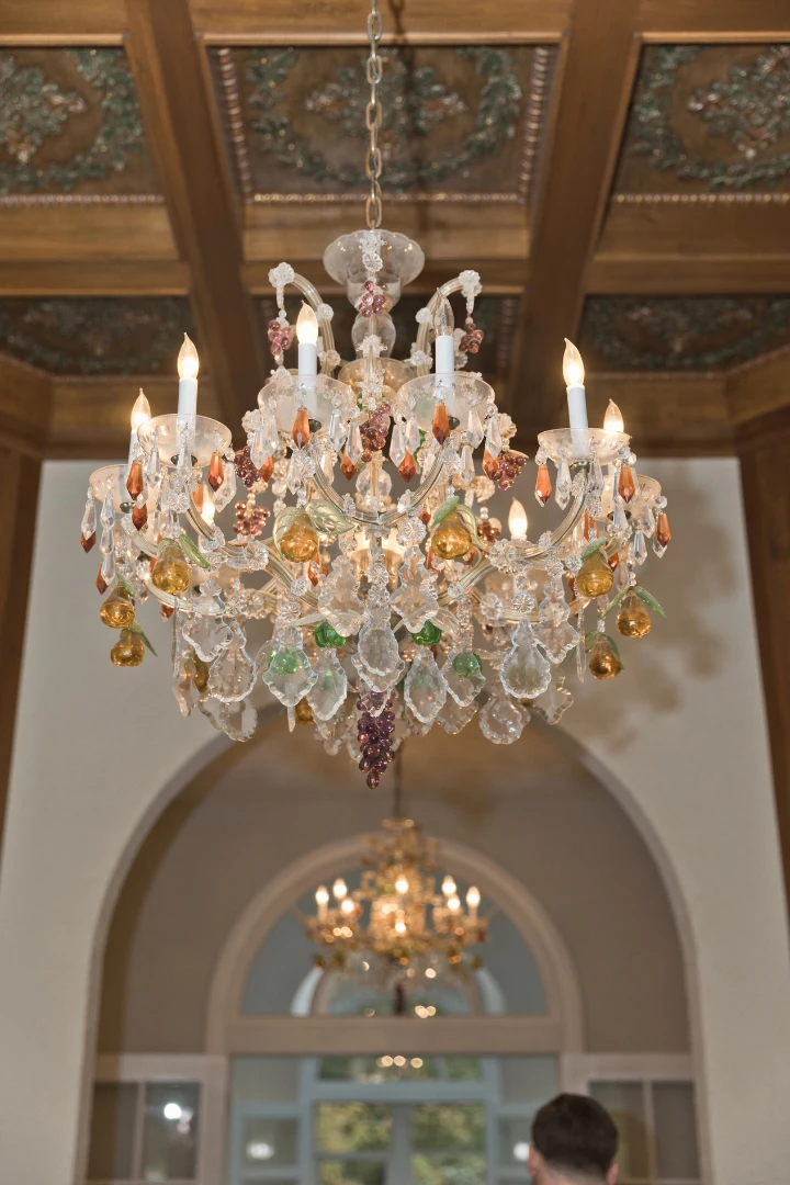 Chandelier at Tuscan Ridge.